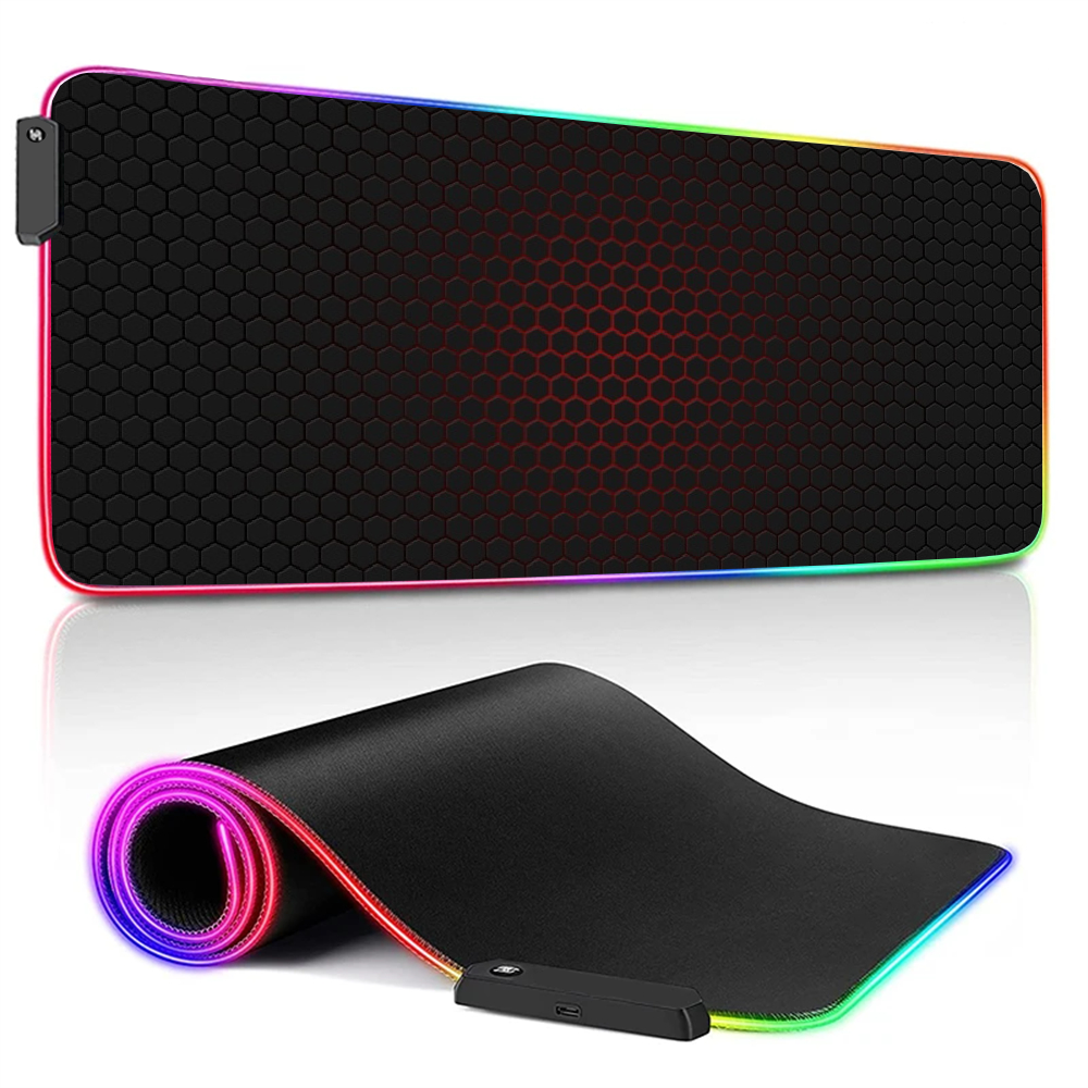 LED Lighting RGB Mouse Pad E-s - Esports Gaming Laptop ulasan dan harga
