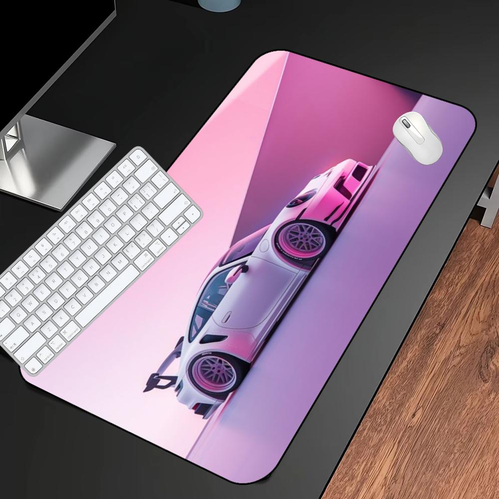 Pink car Mouse Pad  Speed ​​Ex - Esports Gaming Laptop ulasan dan harga