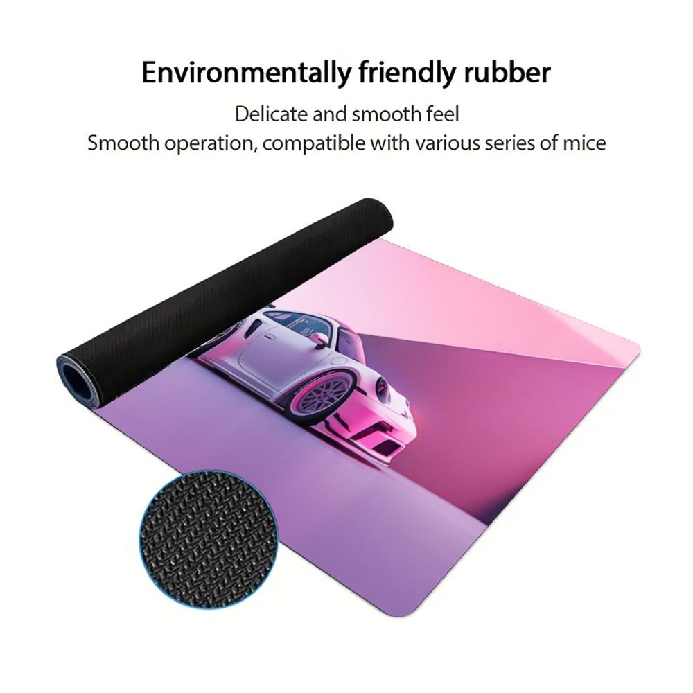 Pink car Mouse Pad  Speed ​​Ex - Esports Gaming Laptop ulasan dan harga