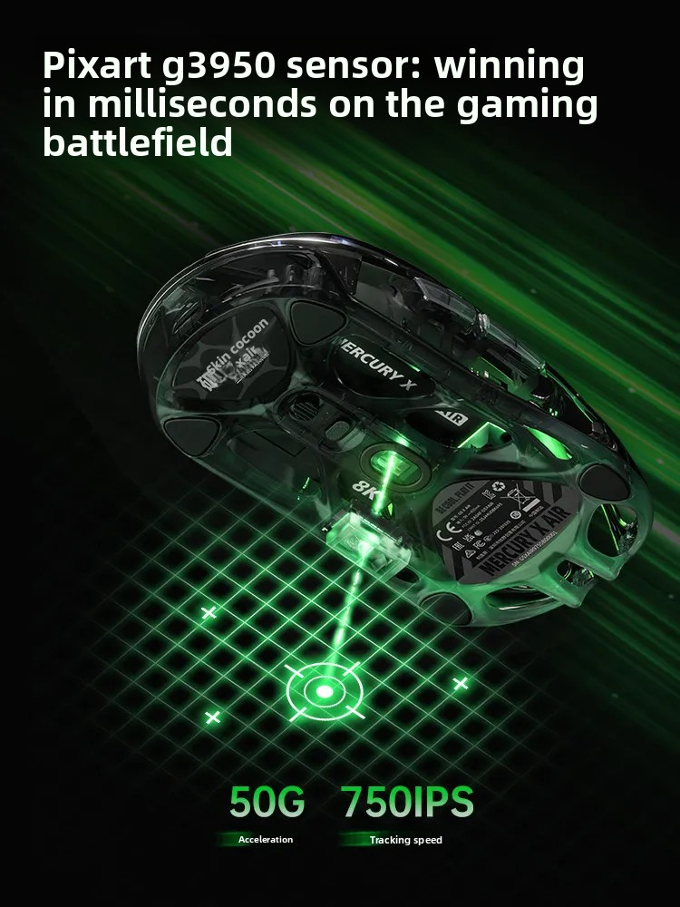 GravaStar X AIR DUAL 8K Wirele - Esports Gaming ulasan dan harga