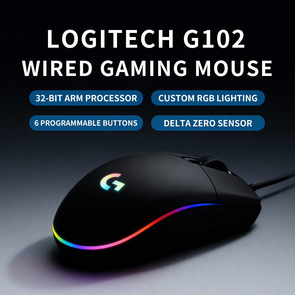 Gaming Mouse Logitech G102 Lig - Esports Gaming Keyboard ulasan dan harga