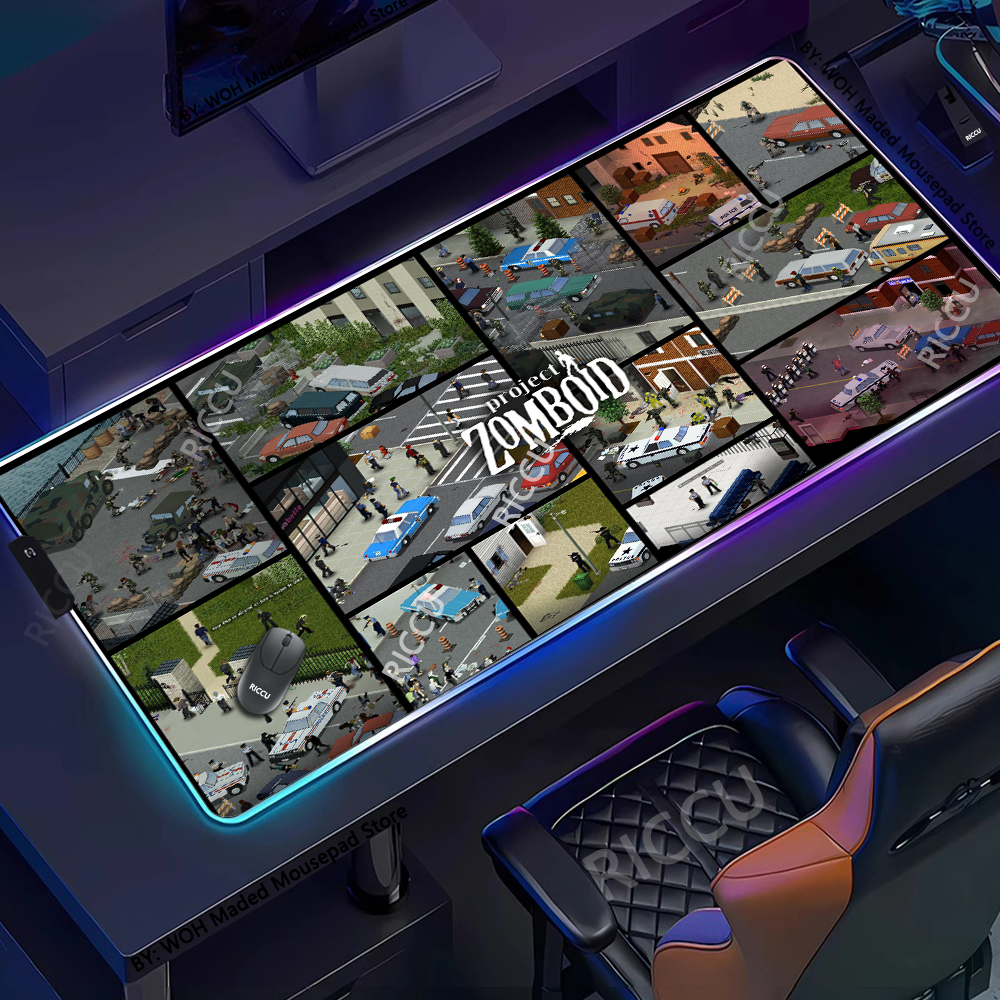 Project Zomboid Game Mousepad  - Esports Gaming Laptop ulasan dan harga