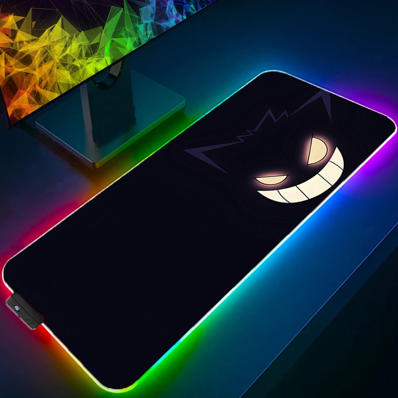 RGB Mouse Pad Pokemon Pikachu  - Esports Gaming Keyboard ulasan dan harga