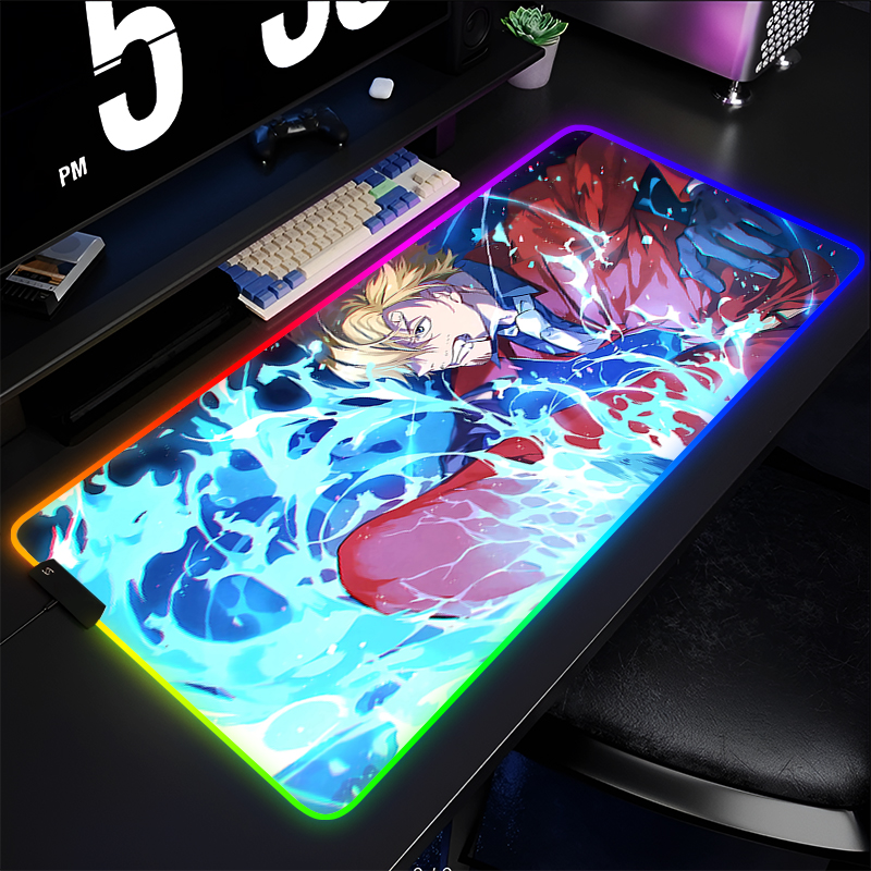 RGB Anime Mouse pad one piece  - Esports Gaming Keyboard ulasan dan harga