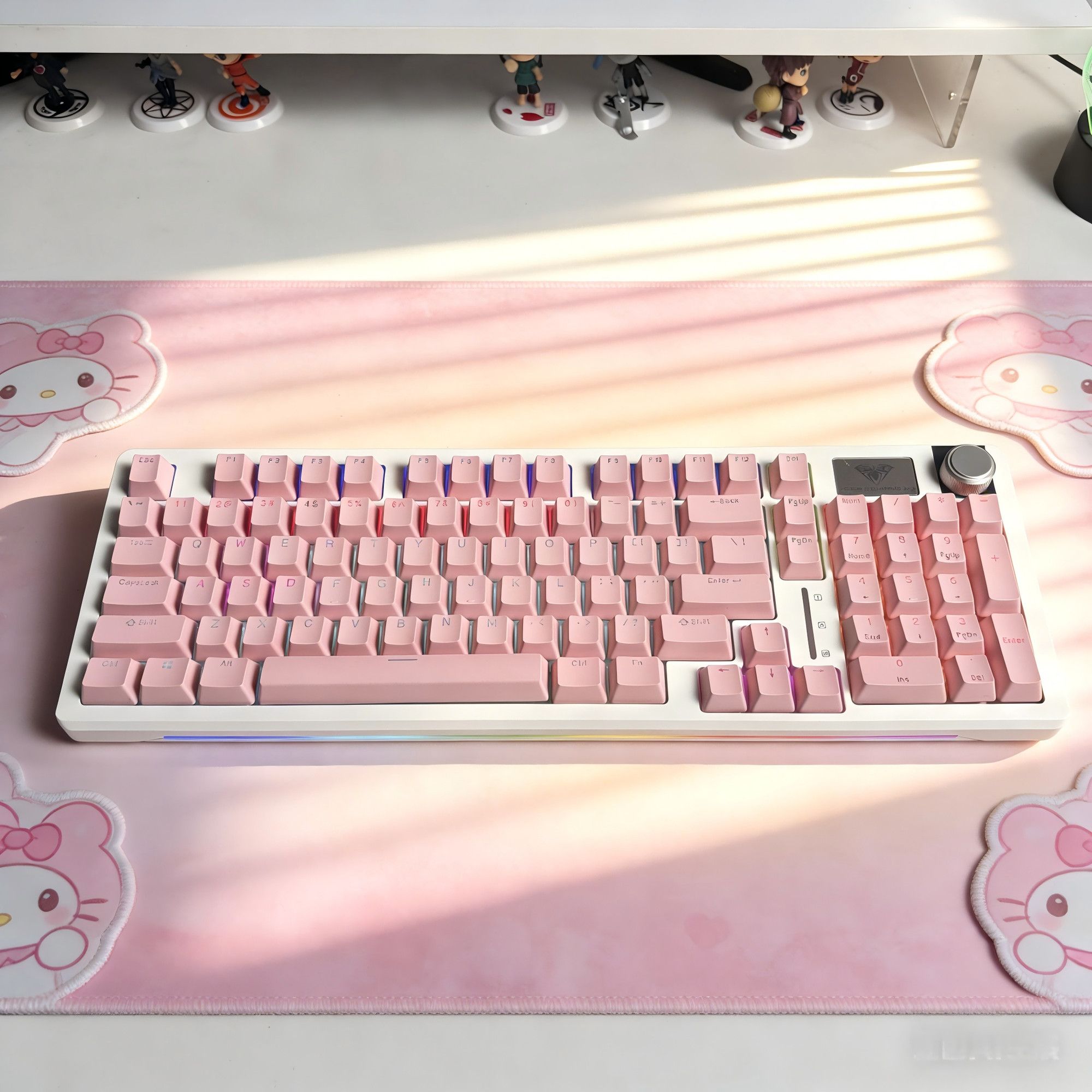 Anime Sanrio Hello Kitty Tri-m - Esports Gaming Keyboard ulasan dan harga