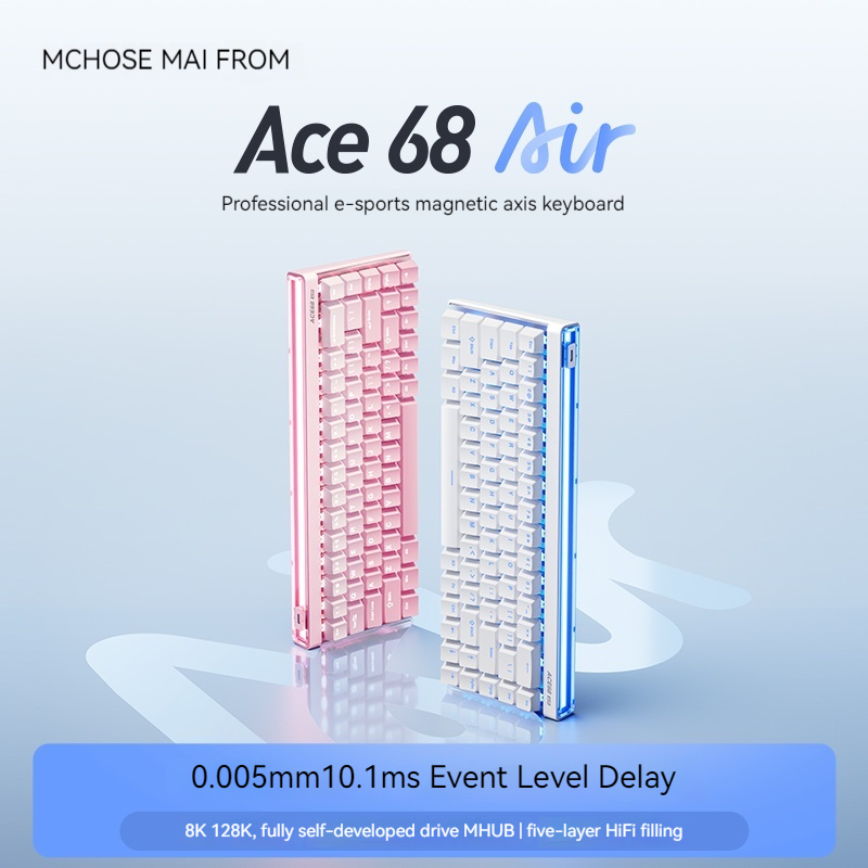 Mchose Ace68 Air Magnetic Axis - Esports Gaming ulasan dan harga