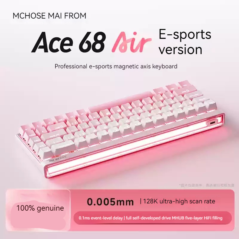 Mchose Ace68 Air Magnetic Axis - Esports Gaming ulasan dan harga