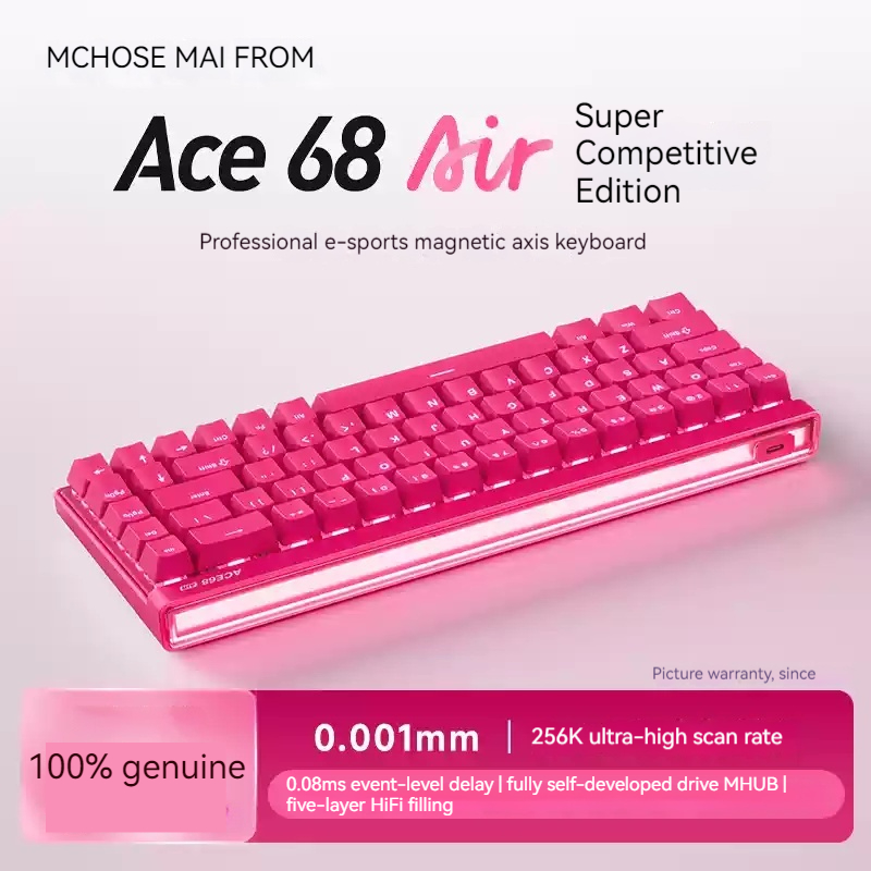 Mchose Ace68 Air Magnetic Axis - Esports Gaming ulasan dan harga